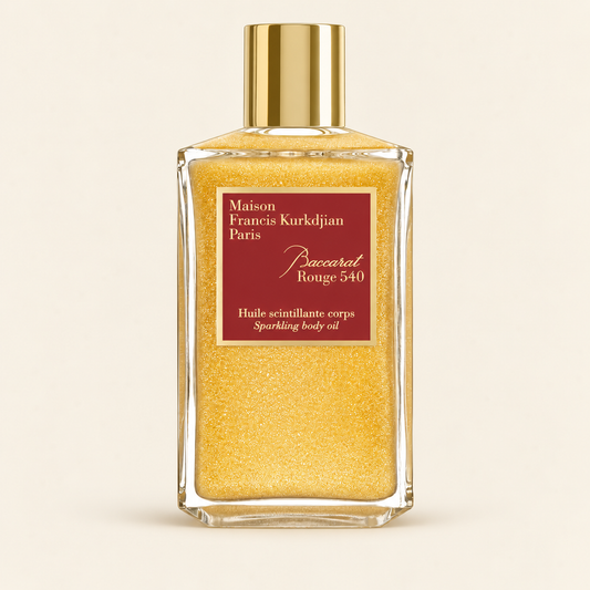 Baccarat Rouge 540 – Huile Scintillante Corps 200 ml Muda Parfum