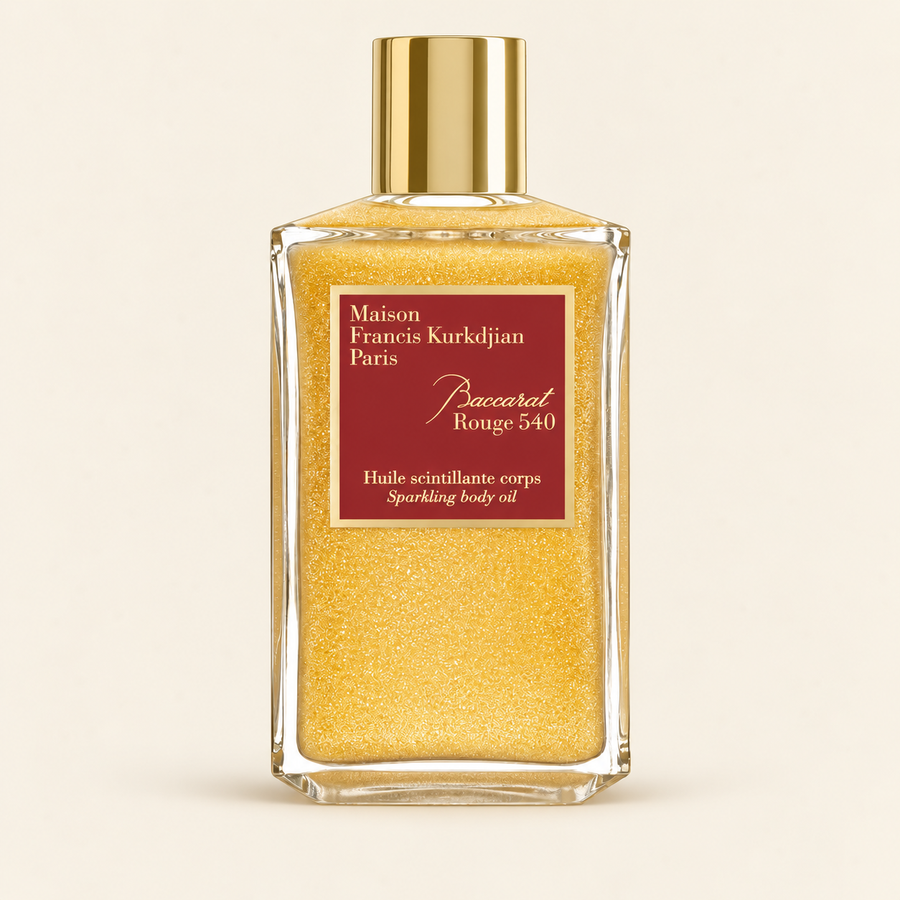 Baccarat Rouge 540 – Huile Scintillante Corps 200 ml Muda Parfum